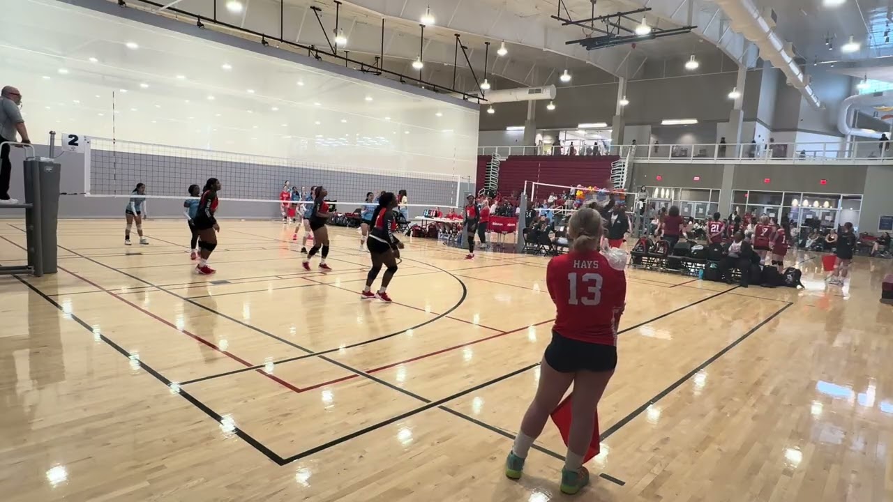 LRJ 14 Premier Black vs A Town Volley 14 Red Gm1