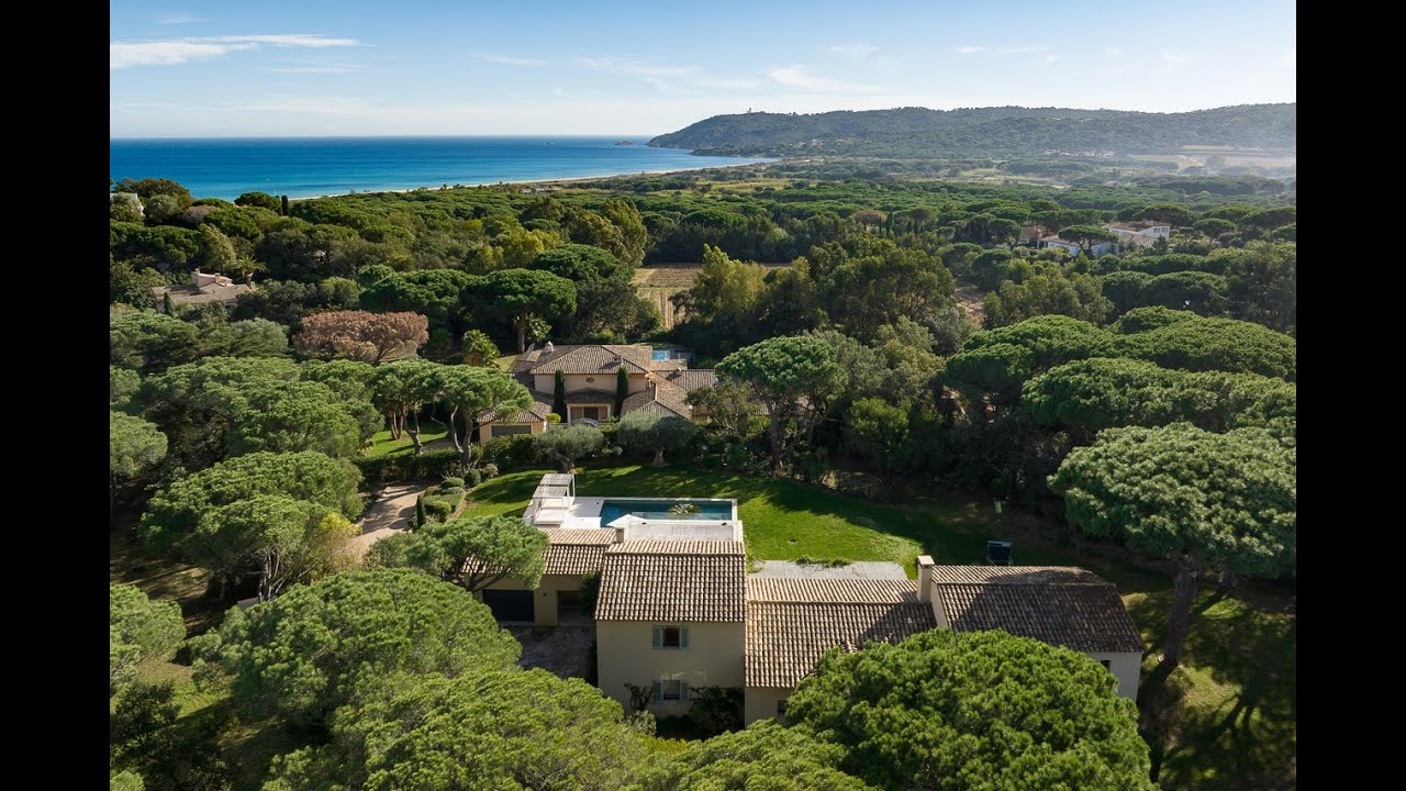 Villa La Vigna: Renovated Villa for rent Pampelonne #sainttropez St Tropez House #propertyvideo