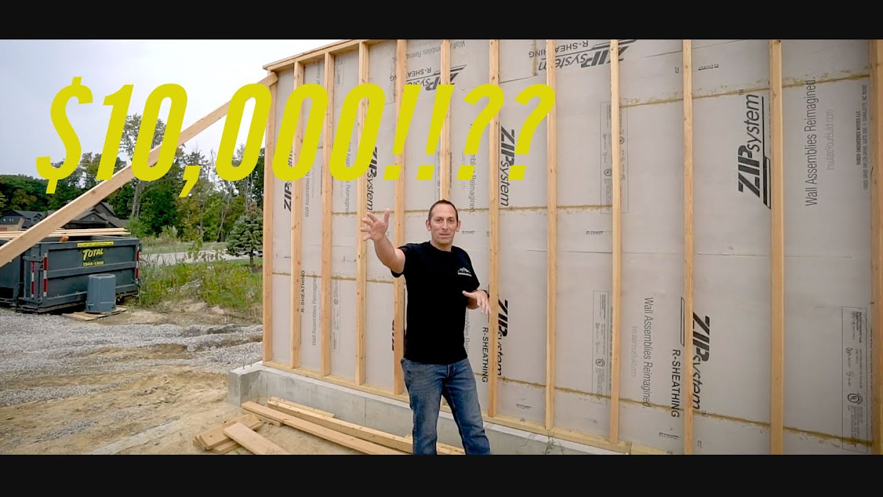 Zip R sheathing, was it worth it
