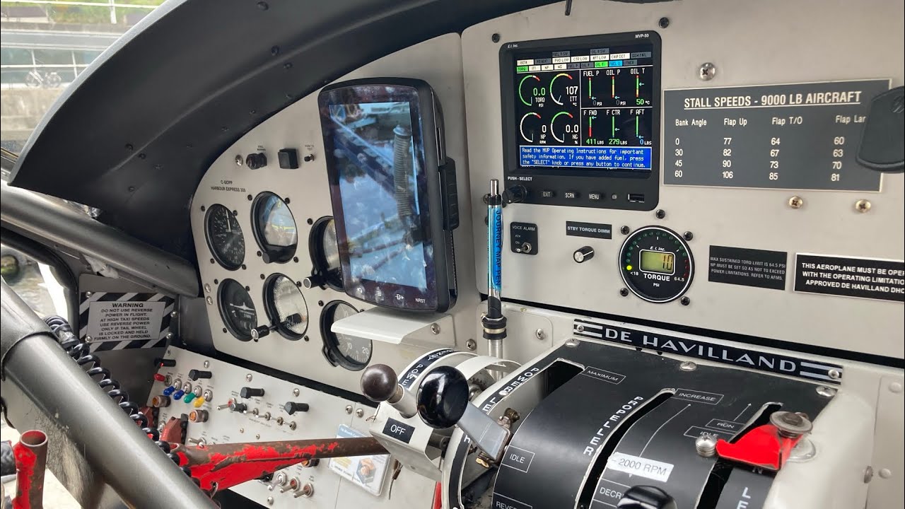 DHC-3T Floatplane Cockpit Landing