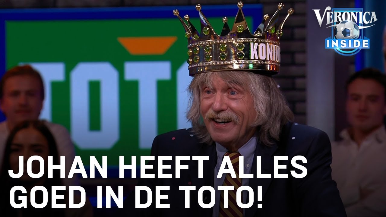 Historisch moment: Johan heeft alles goed in de TOTO! | VERONICA INSIDE