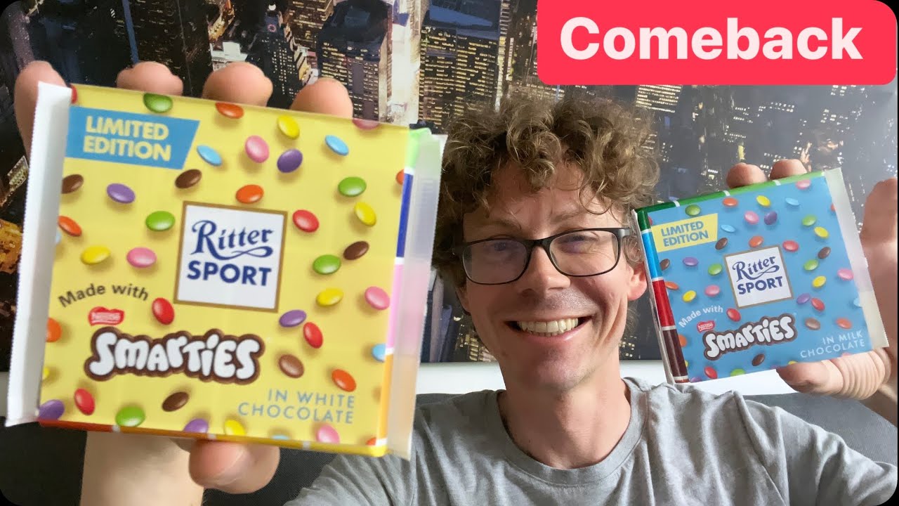 Ritter Sport Smarties mit wei&szlig;er Schokolade und Vollmilchschokolade im Test!