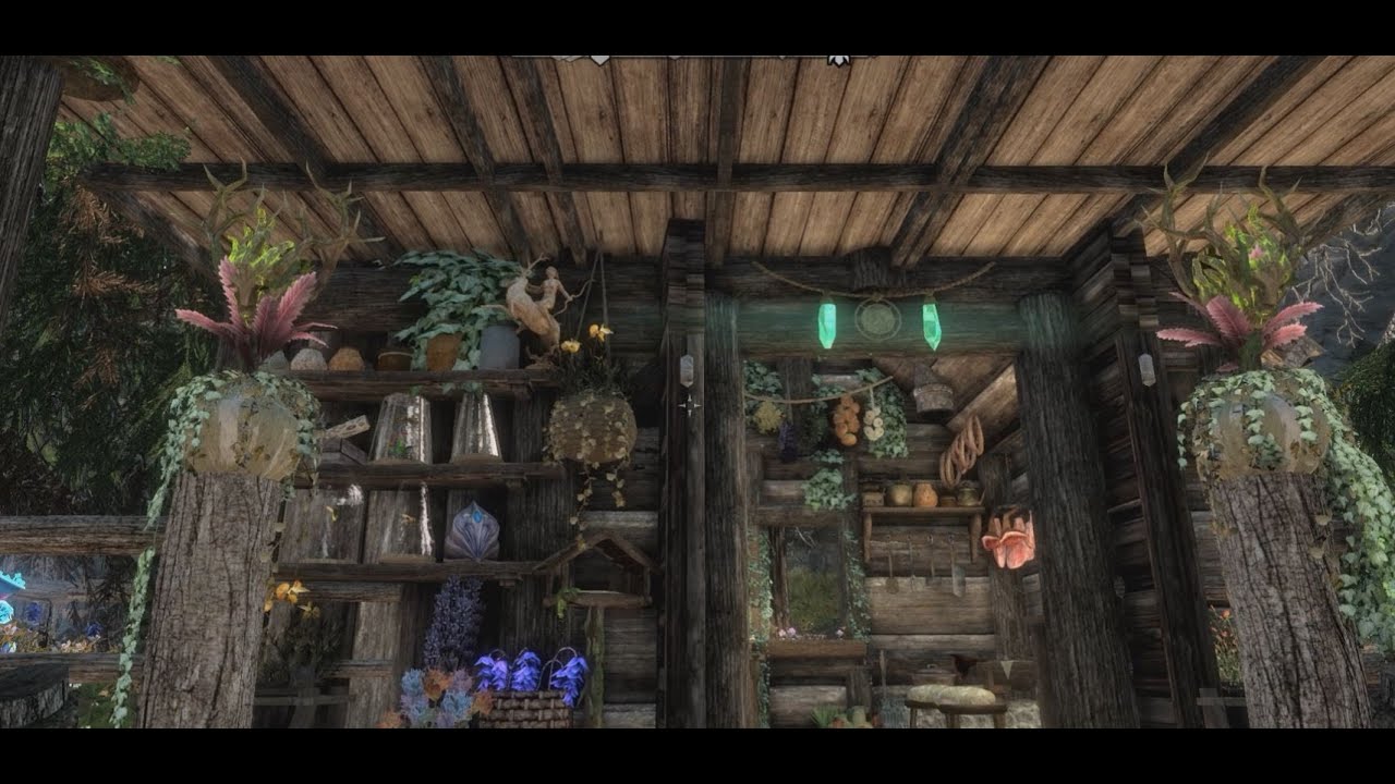 Falkreath Treehouse Alchemist Edition - Skyrim Special Edition House Mod