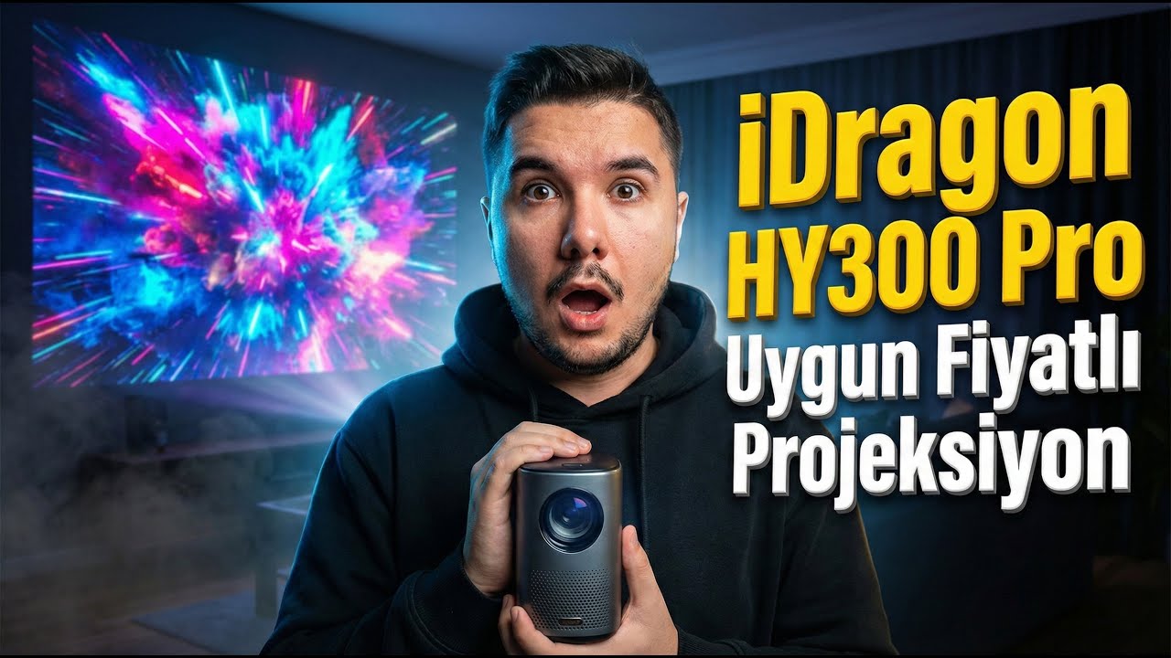 Uygun Fiyatlı Projeksiyon mu? | iDragon HY300 Pro İnceleme