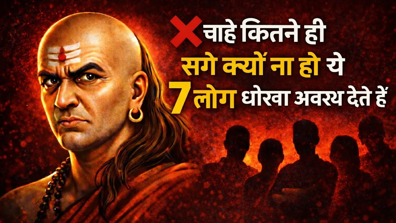 चाहे कितने ही सगे क्यों न हों, ये 7 लोग धोखा ज़रूर देते हैं | Chanakya Niti Hindi Motivation 