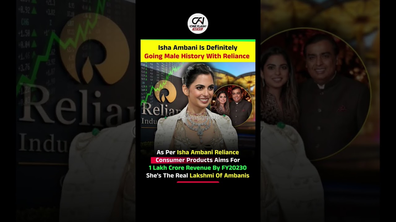 Isha Ambani Is Definitely Going Male History With Reliance.🔥#ishaambani #viral  #ambani #reliance