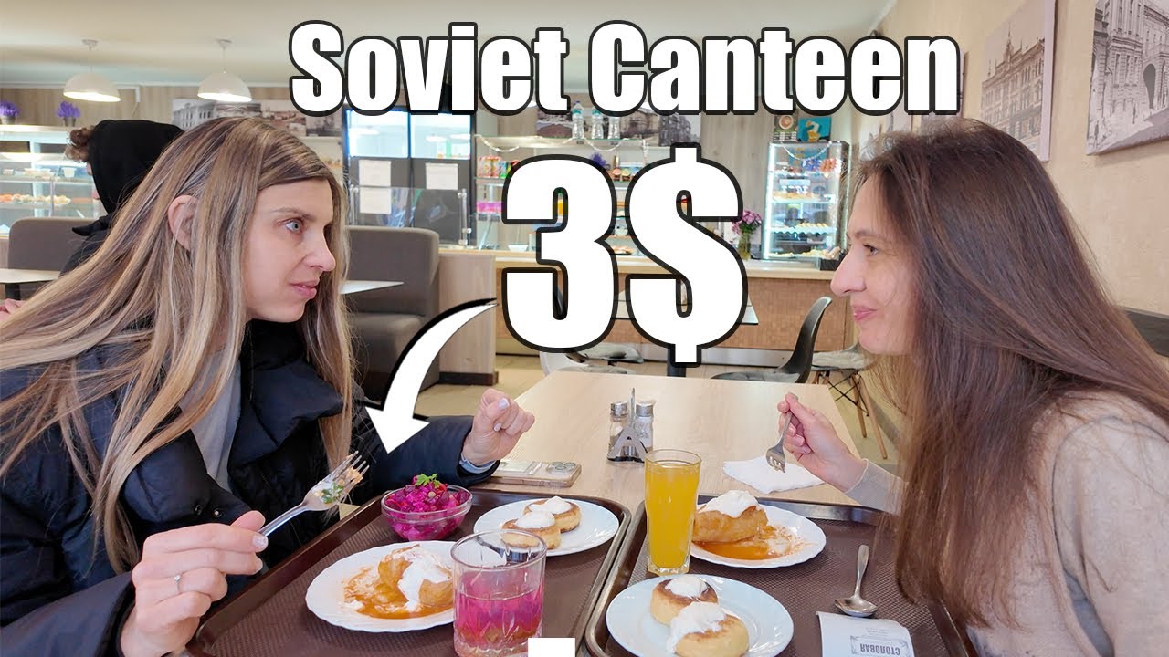 Обед за 3 доллара в украинской столовой 🇺🇦 Мой донбасский друг был в шоке!