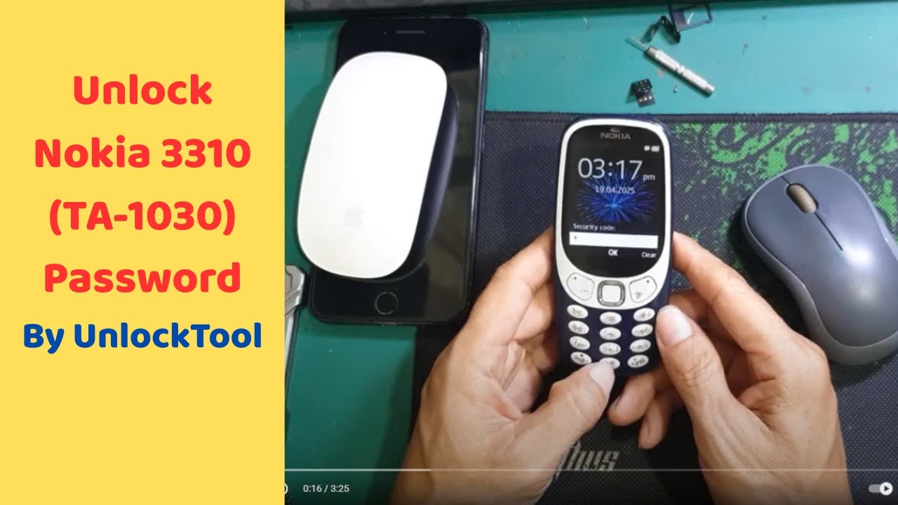 Unlock Nokia 3310 (TA-1030) Password By UnlockTool