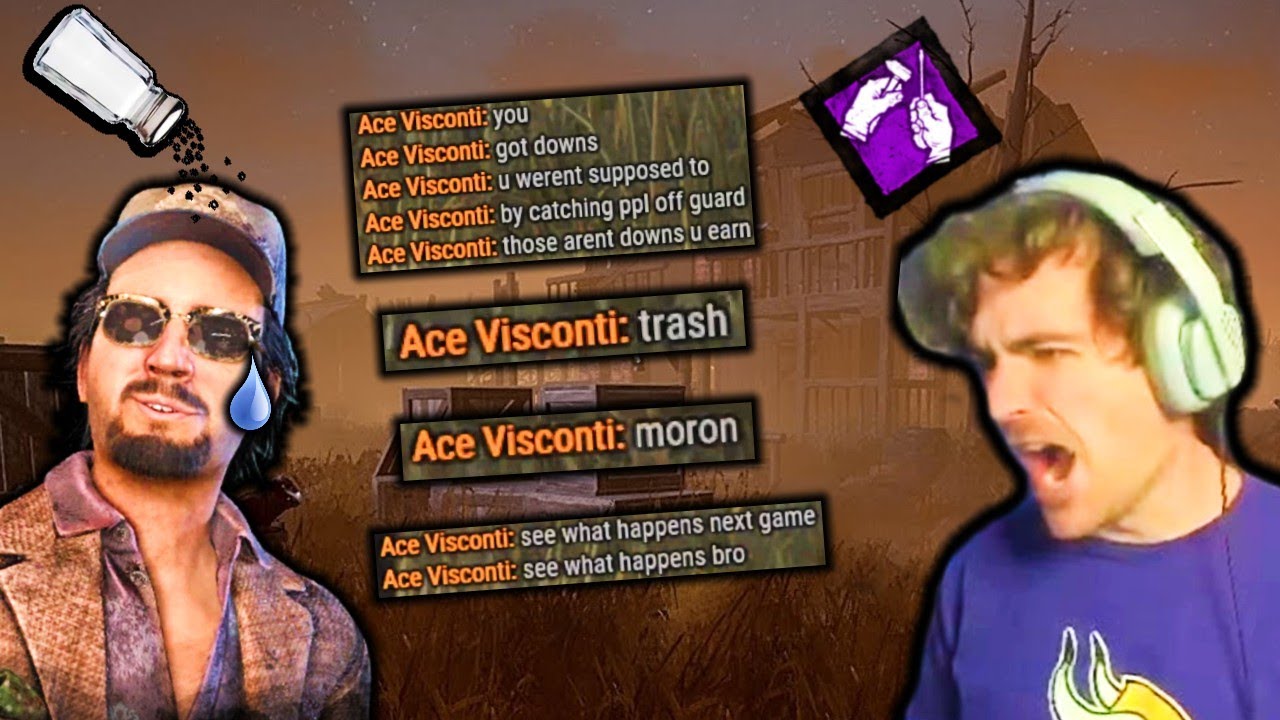 Salty Ace в ярости из-за Tinkerer - Dead By Daylight