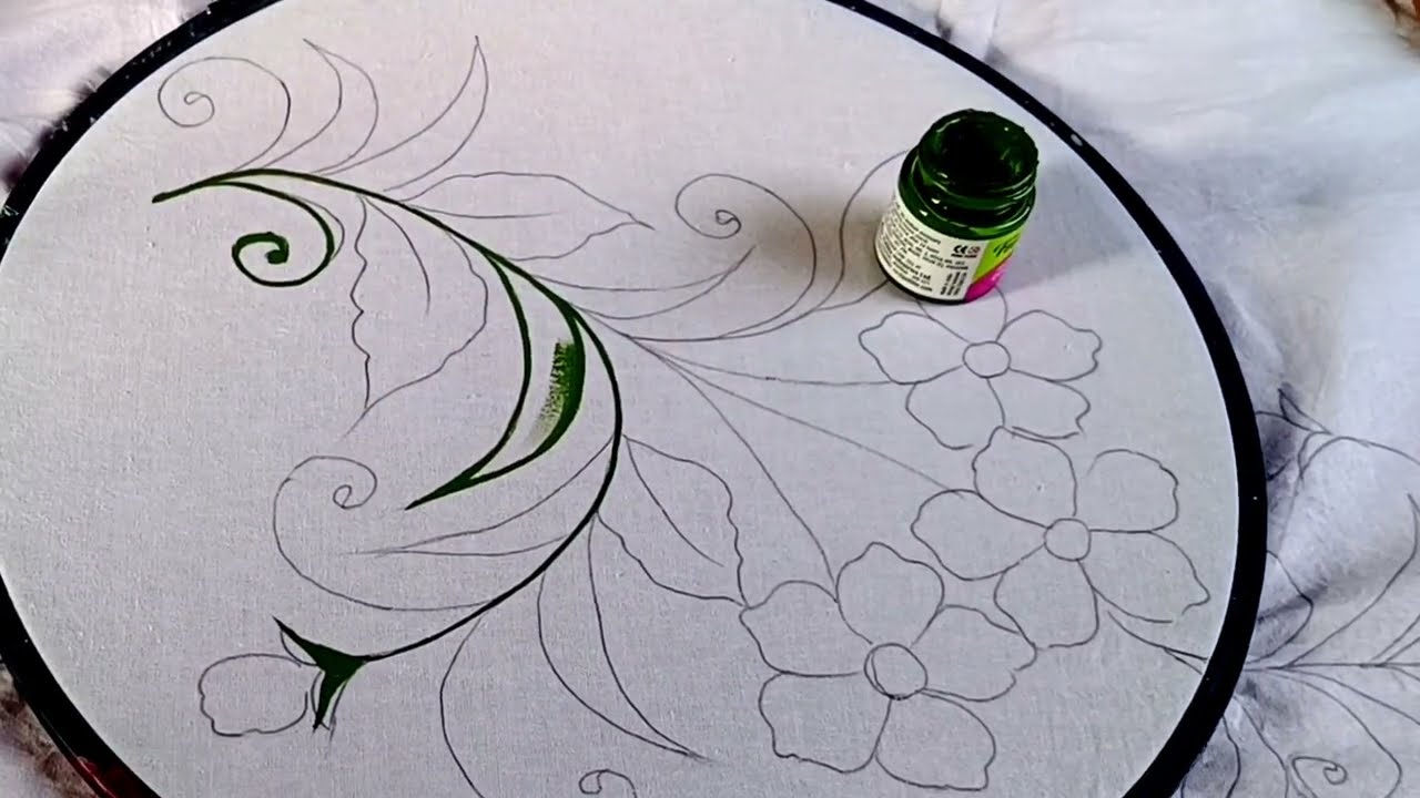 Leaf tutorial Painting step by step for beginners #azmatpaintingdesignaz#paintingtechniques #flowers
