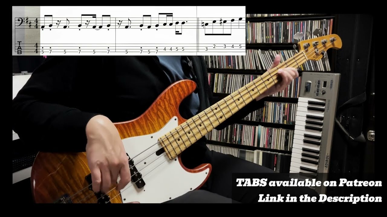 TOTO - Girl Goodbye (Bass Cover) Bass TAB