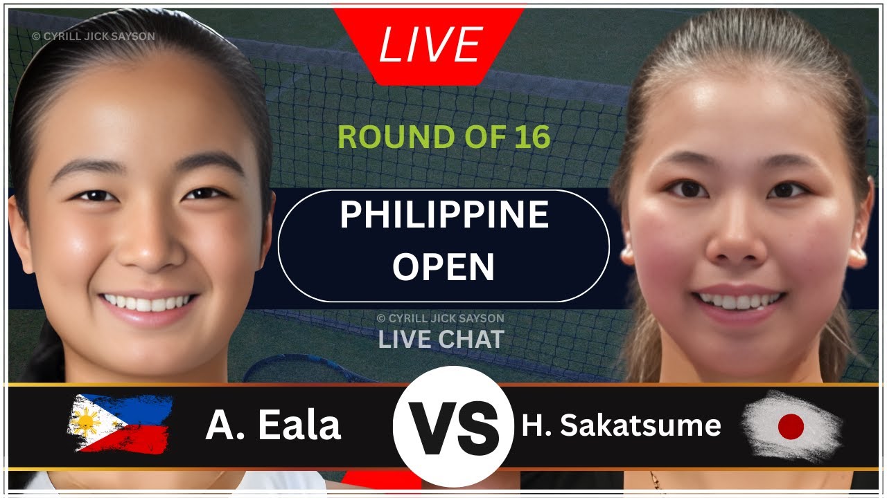 ALEXANDRA EALA 🇵🇭 VS HIMENO SAKATSUME 🇯🇵 | PHILIPPINE WOMEN’S OPEN 2026 | LIVE SCORE & UPDATES 🎾