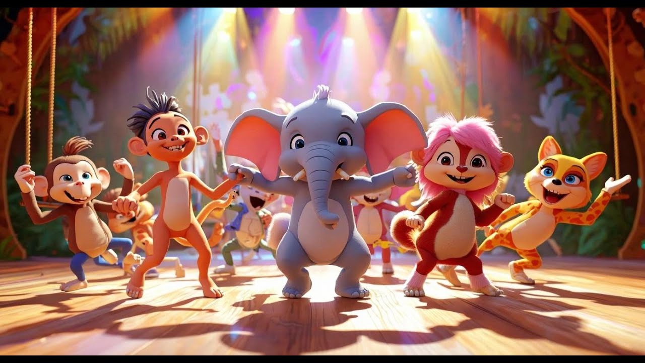 10 Minutes Of Wild Animal Dance Party: 2025's Hottest Kid Energy Explosion! 🎉