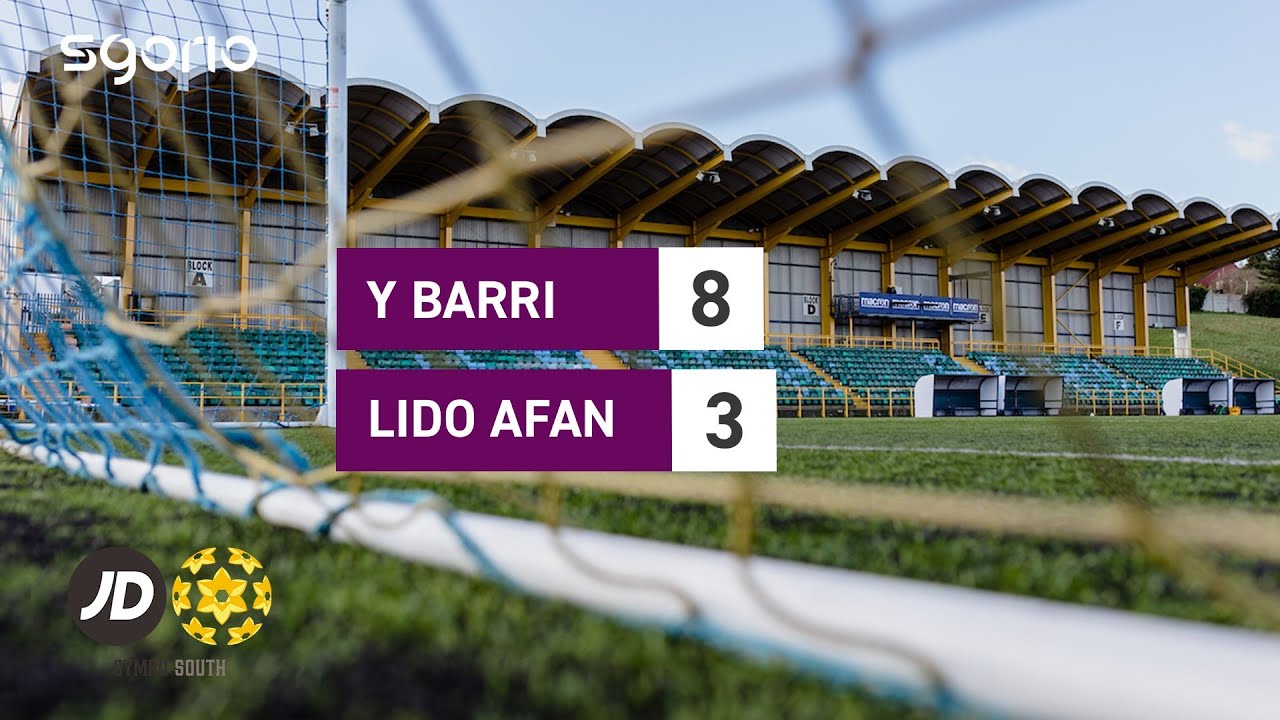 Uchafbwyntiau ac ymateb | Y Barri 8-3 Lido Afan