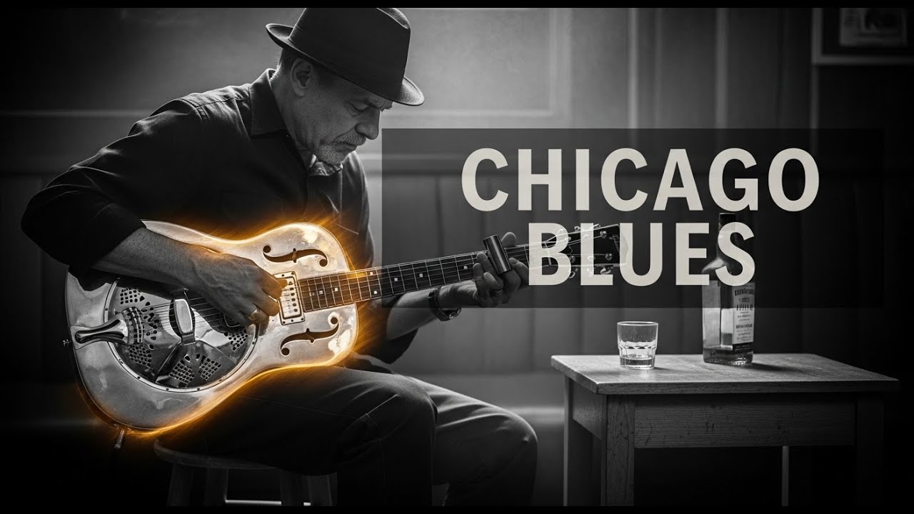 Chicago Blues Guitar – Deep Slow Blues for Broken Hearts