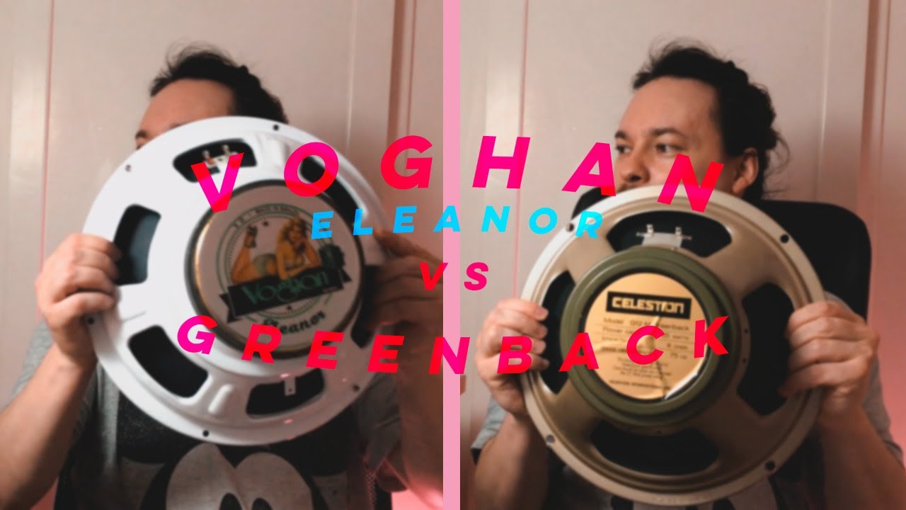 Voghan Speakers Eleanor vs Celestion Greenback - Fender Strat 57 - Fender Blues Jr Gold Rush