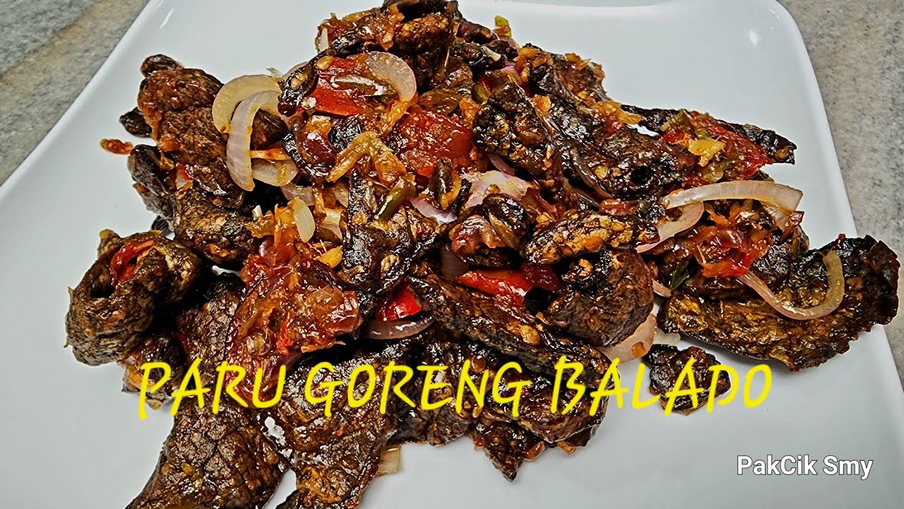 Resepi Paru Goreng Balado Rangup | Sambal Paru untuk Nasi Lemak