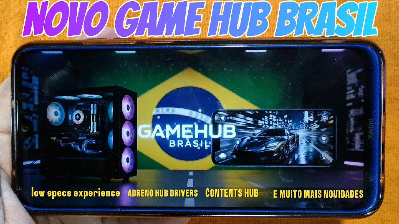 NOVO GAME HUB BRASIL CHEGANDO COM GRANDES NOVIDADES E MUDANÇAS INSANAS TESTE EXCLUSIVO!