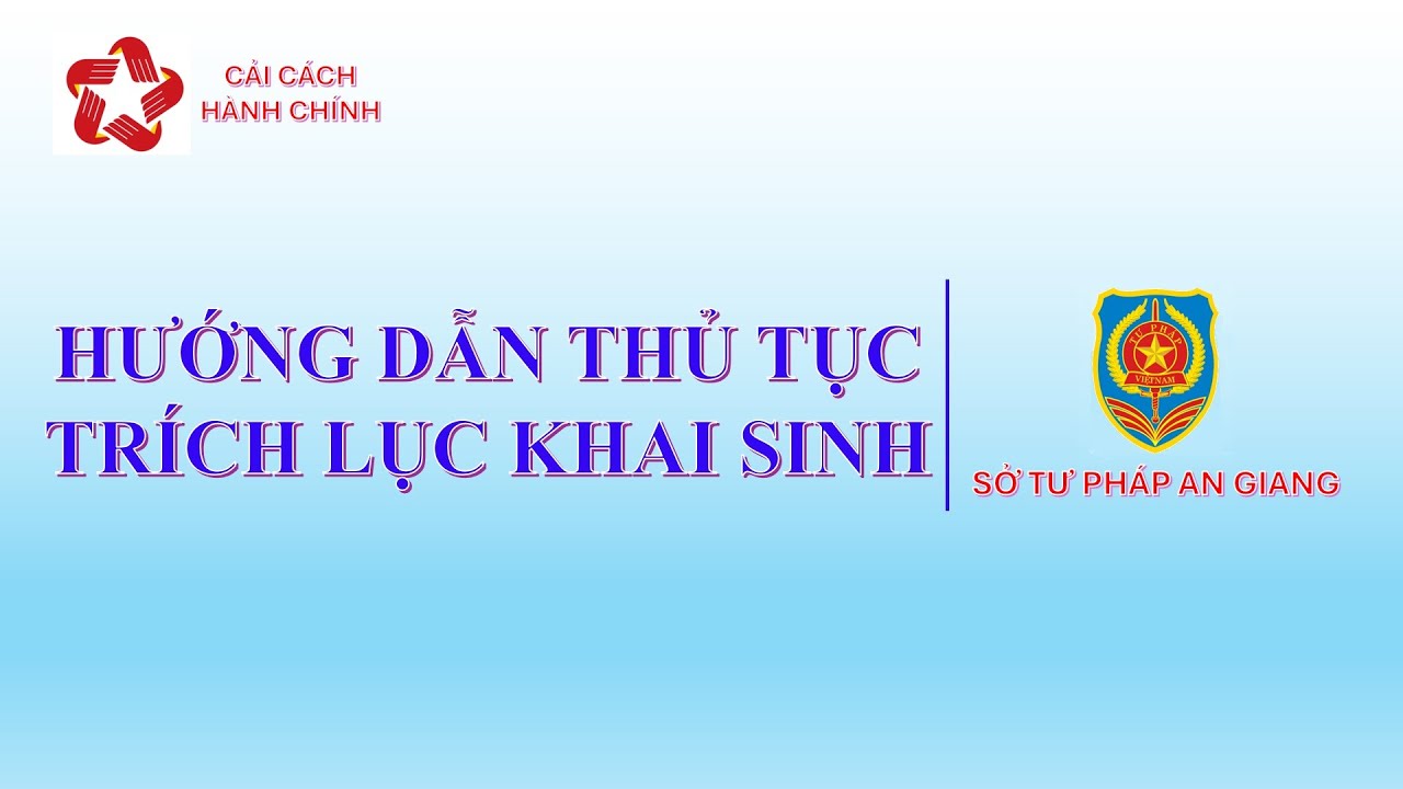 Hướng dẫn thủ tục trích lục khai sinh trên cổng dịch vụ công Quốc gia