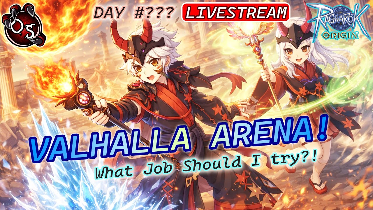VALHALLA ARENA! JOB TESTING! CRAZY! RAGNAROK ORIGIN GLOBAL - LIVE