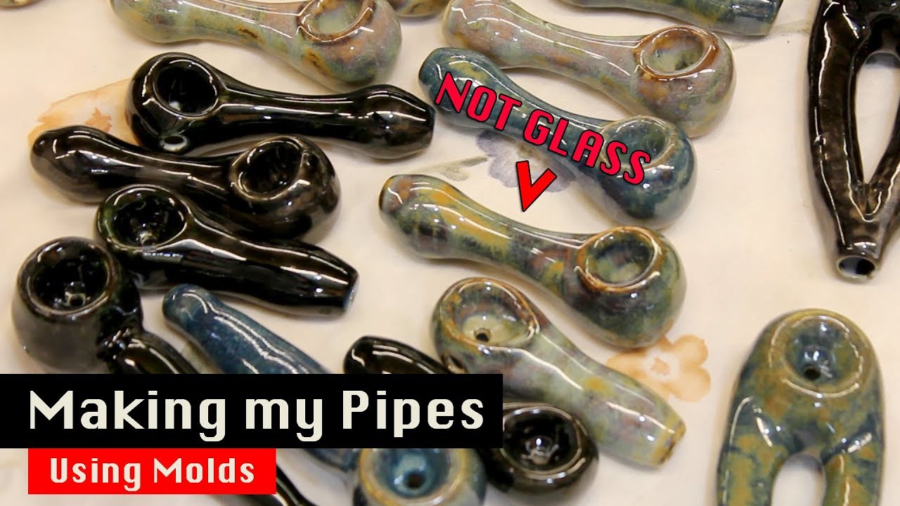 Making ceramic glass pipes