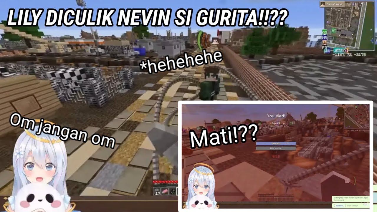 MOMENT @LilyIfeta MATI GARA GARA DIPALAK OM GURITA @NevinGamingYT !???