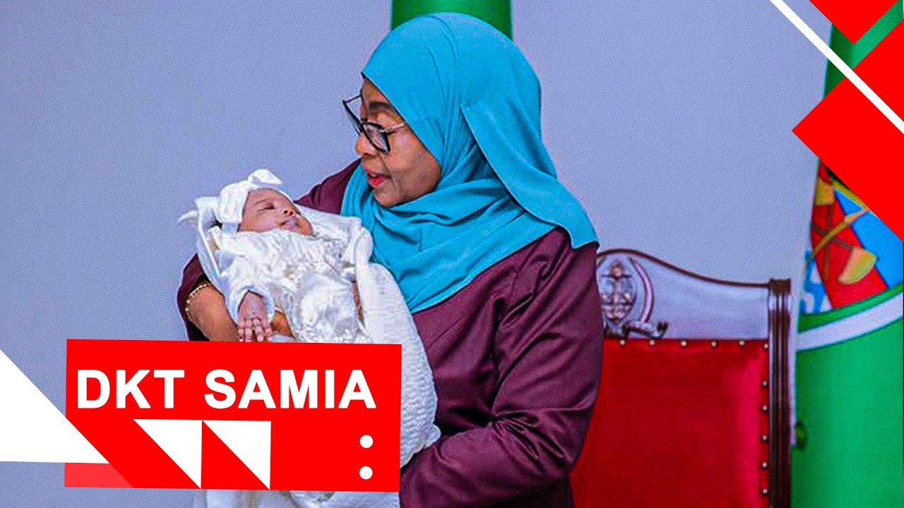 RAIS SAMIA SULUHU HASSAN AMUASILI MTOTO MCHANGA ALIYETELEKEZWA NZEGA.