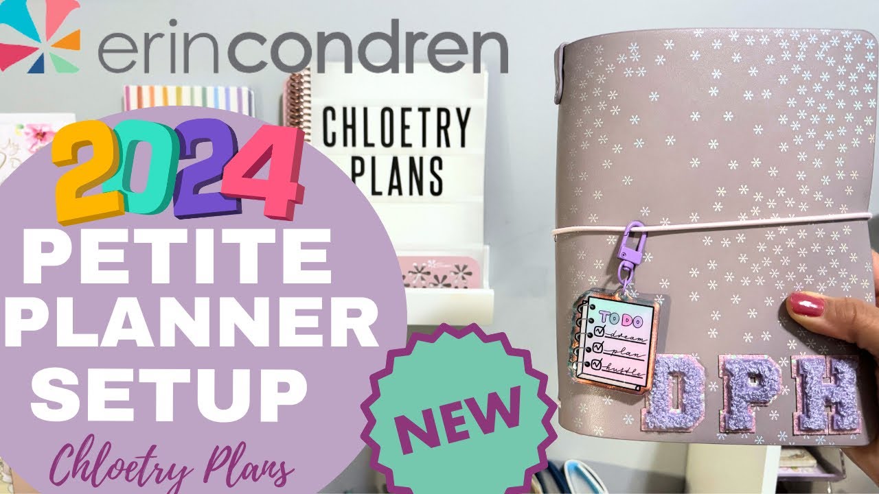 Erin Condren 2024 Petite Planner Setup | Chloetry Plans