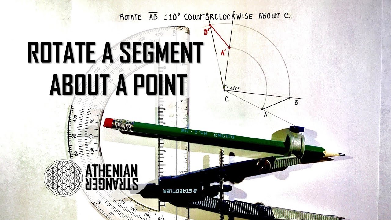 Rotate a Segment about a Point (Geometry)