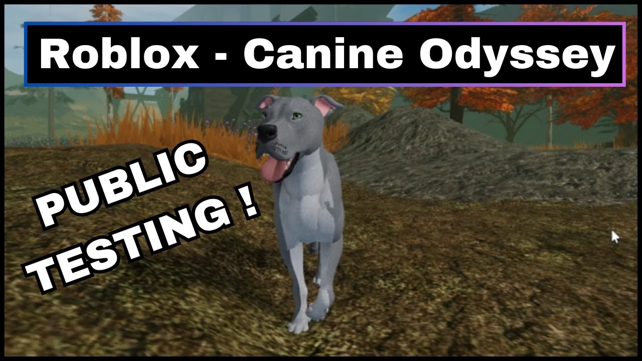 Canine Odyssey Update - Public Testing - Pitbull, Doberman + more  - Roblox Dog Game
