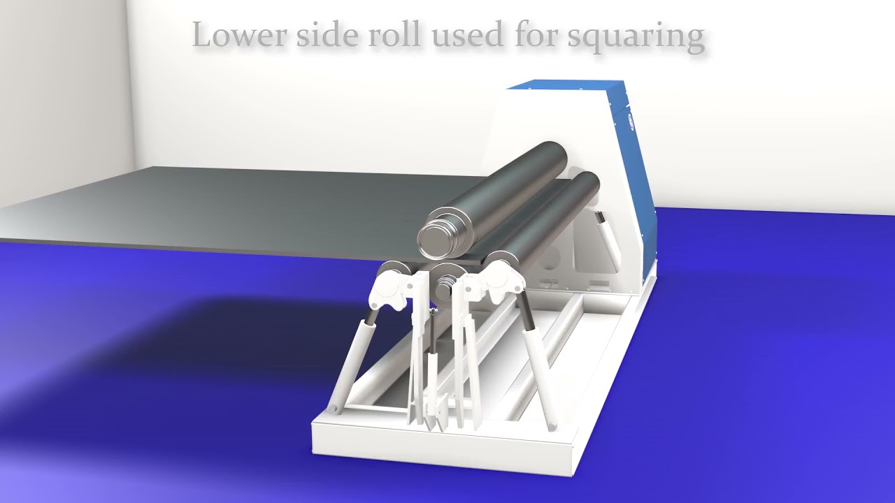 MG Roller - Basic steps for working with MG 4 roll Plate Roller