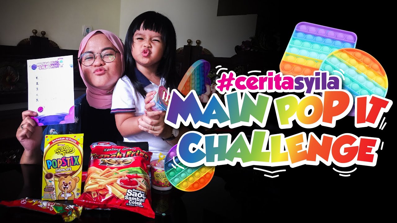 CERITA SYILA - POP IT CHALLENGE DAN BELANJA KE ALFA MART | POP IT VIRAL #CHALLENGE