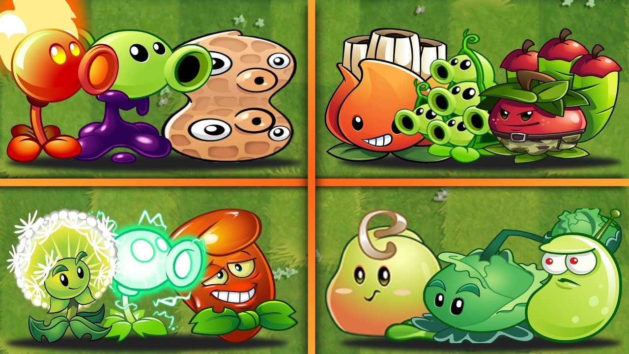 4 Best Random Team Plants Battles - Which Team Will Win? - PvZ 2 Team Plant vs Team Plants