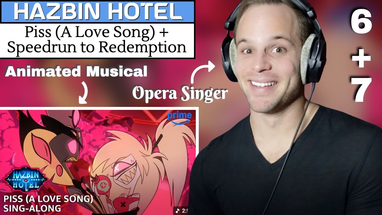 I SHIP CHERRY + PENTIOUS. Pro Opera Singer Reacts to PISS + SPEEDRUN TO REDEMPTION from HAZBIN HOTEL