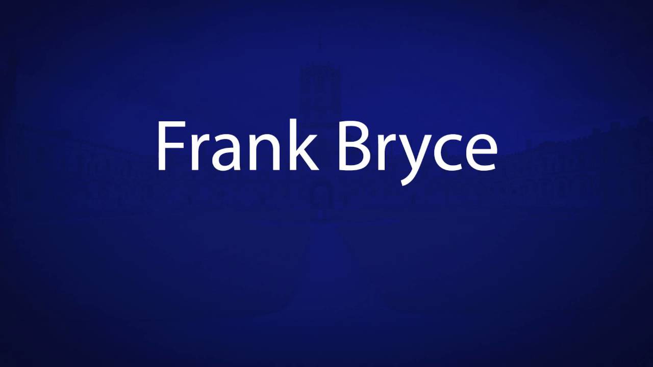 How to pronounce Frank Bryce [ Harry potter characters]