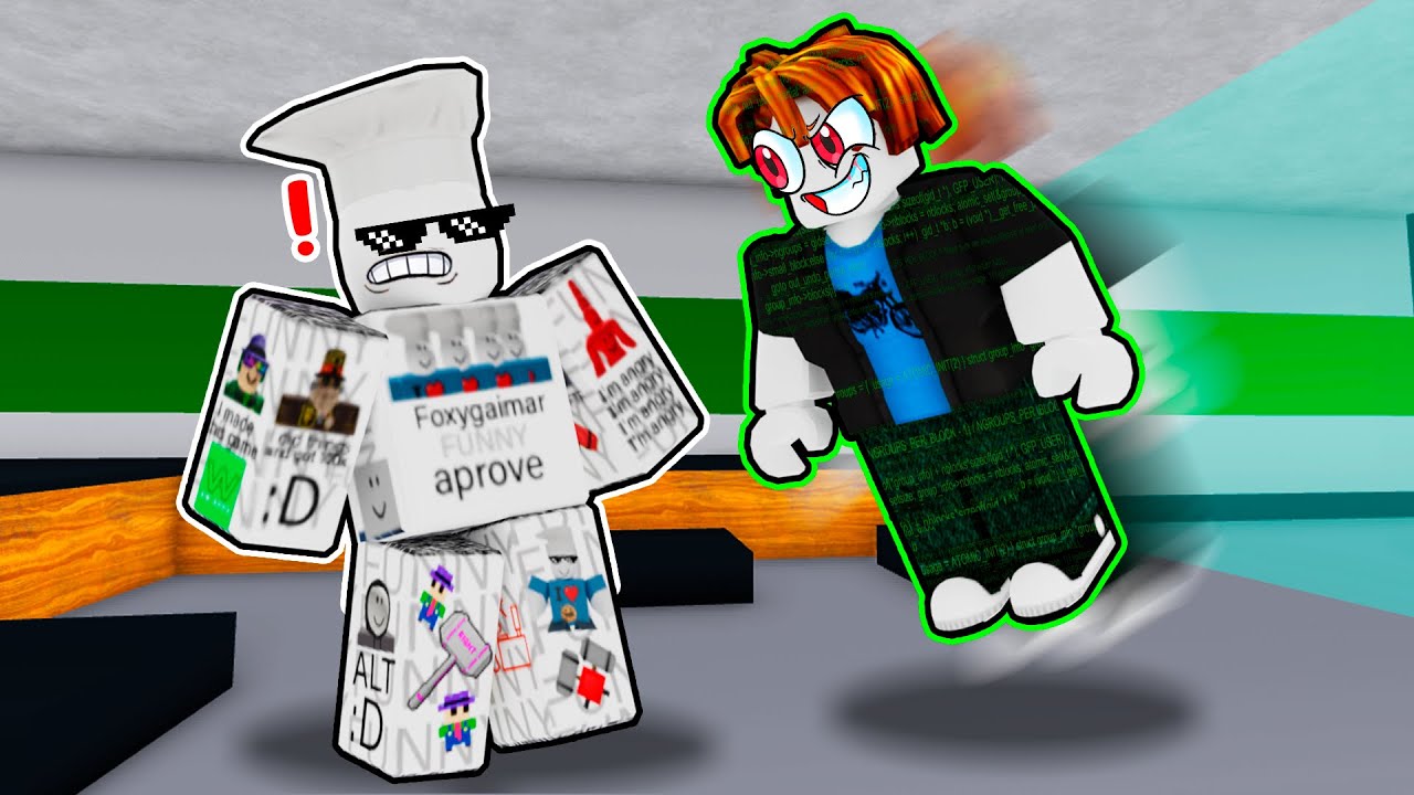 Хакер испортил мою игру Flee The Facility...(roblox)