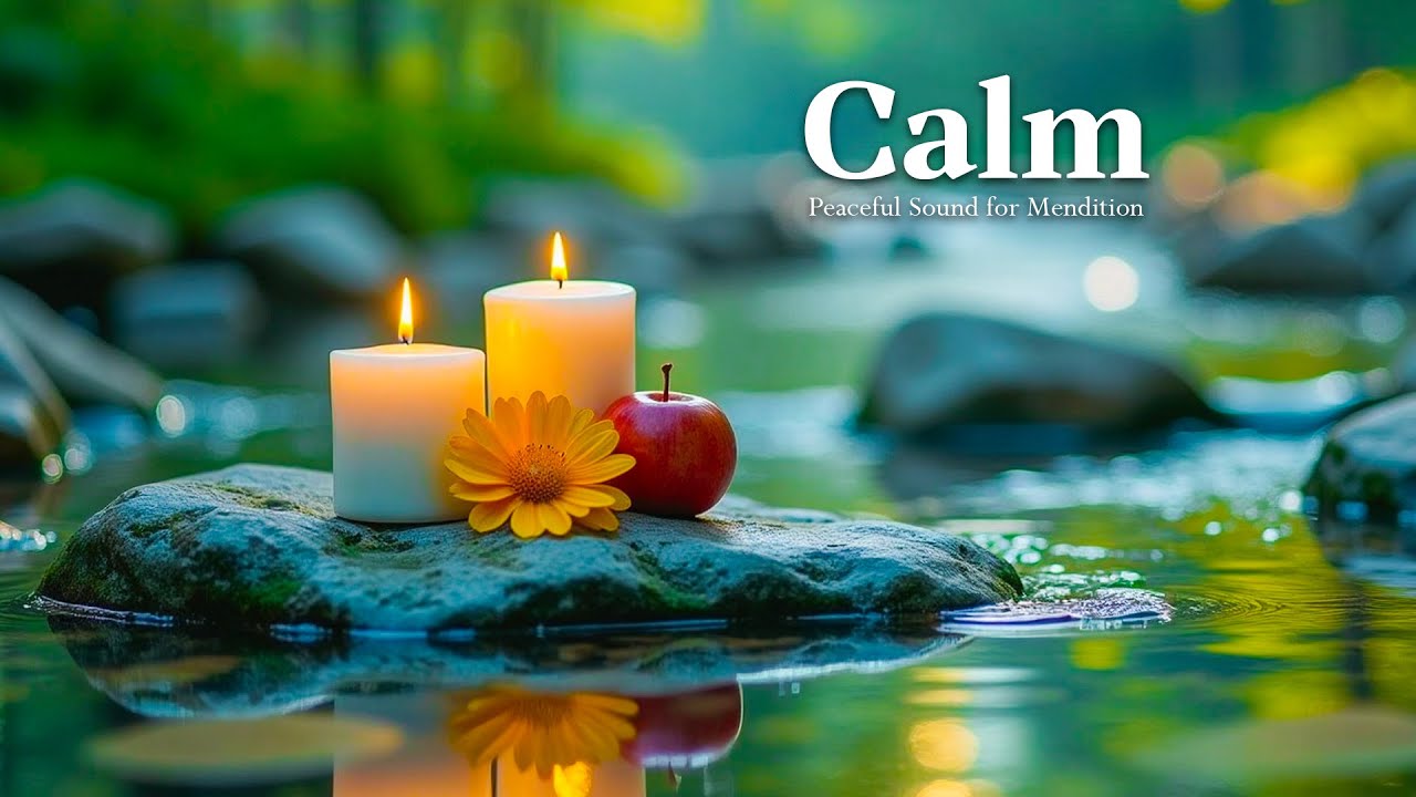Умиротворяющая расслабляющая музыка + звуки воды 🌿 Мгновенное душевное спокойствие, снятие тревоги