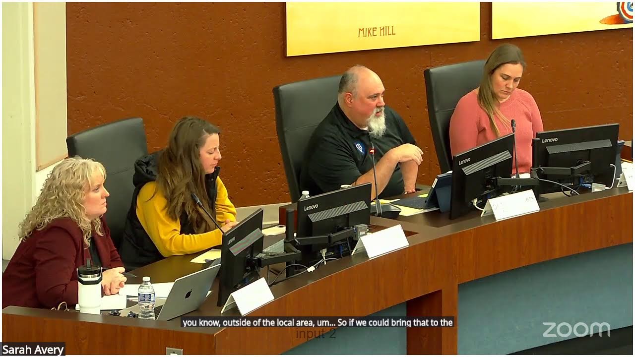 January 8, 2026 Board Business Meeting