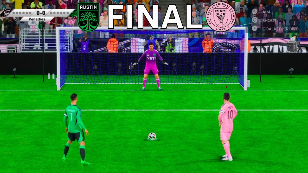 Ronaldo vs Messi ! Mbappe vs Neymar ! Inter Miami vs Austin FC ! PENALTY SHOOTOUT ! UCL Final