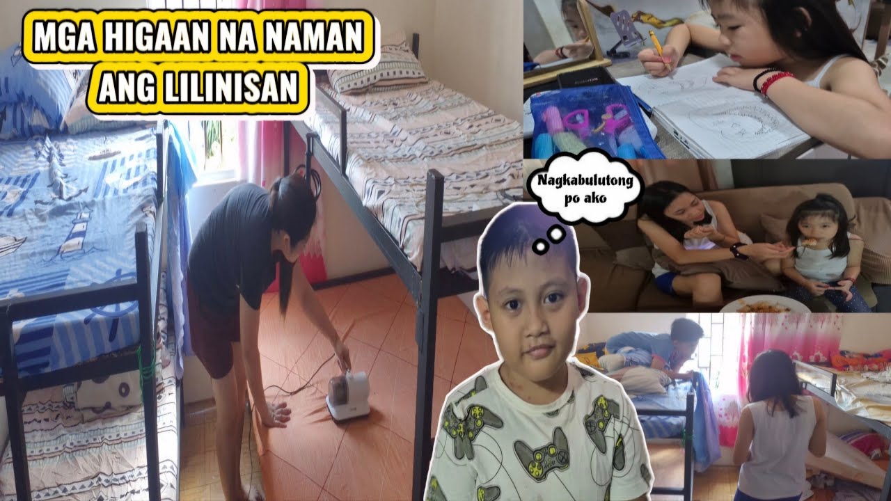 A DAY IN MY LIFE: MAGLILINIS SA KWARTO AT MGA HIGAAN! NAGKABULUTONG SI XANDER!