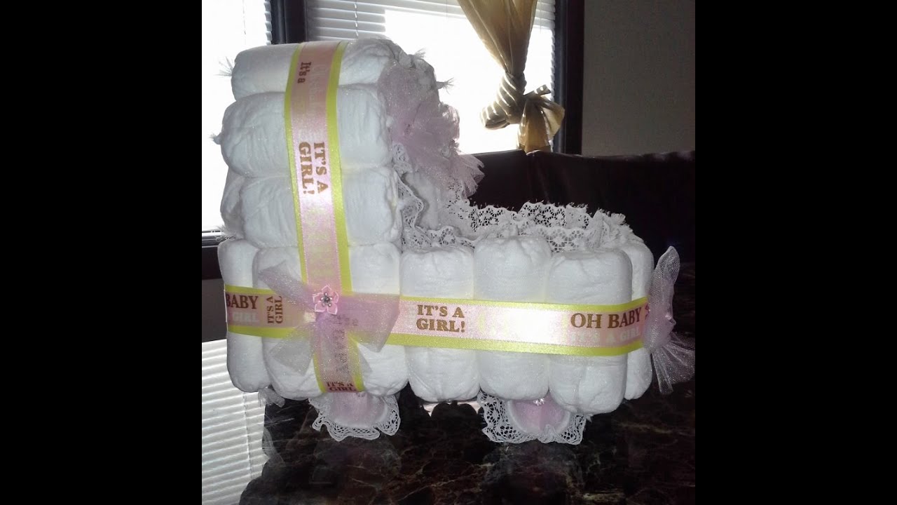Diaper Carriage/Bassinet/Stroller Made With Reusable Diapers