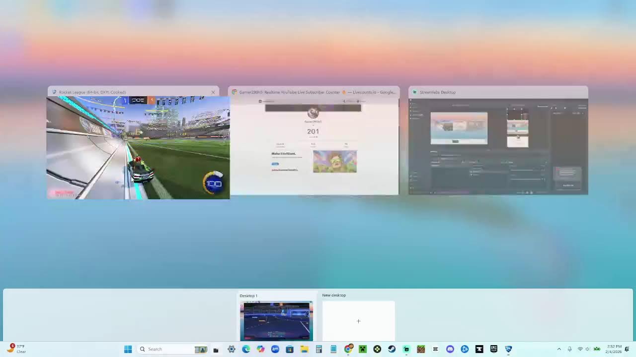 playing ROCKET LEAGUE