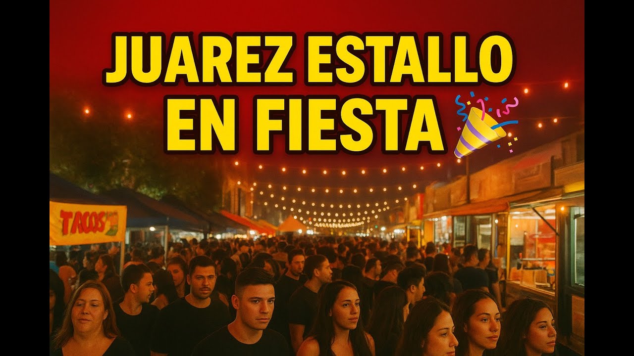 Fiesta en la Av  Juarez Cd Juarez