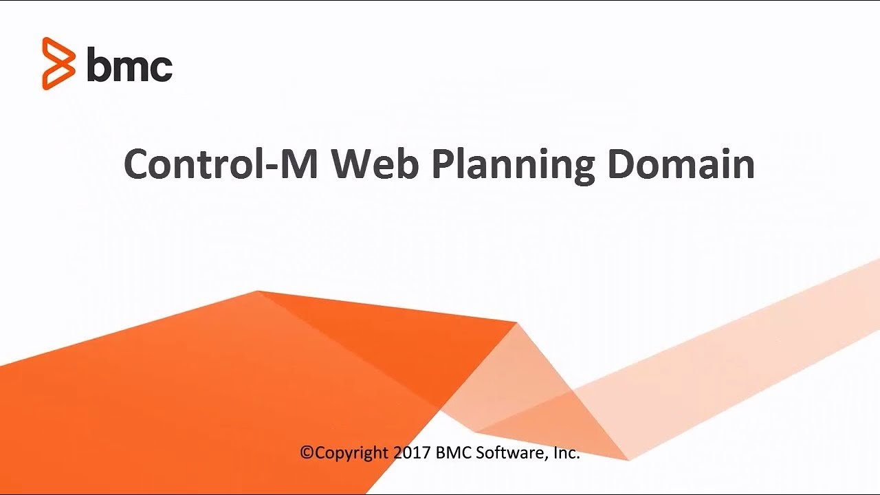 Обзор домена веб-планирования Control-M