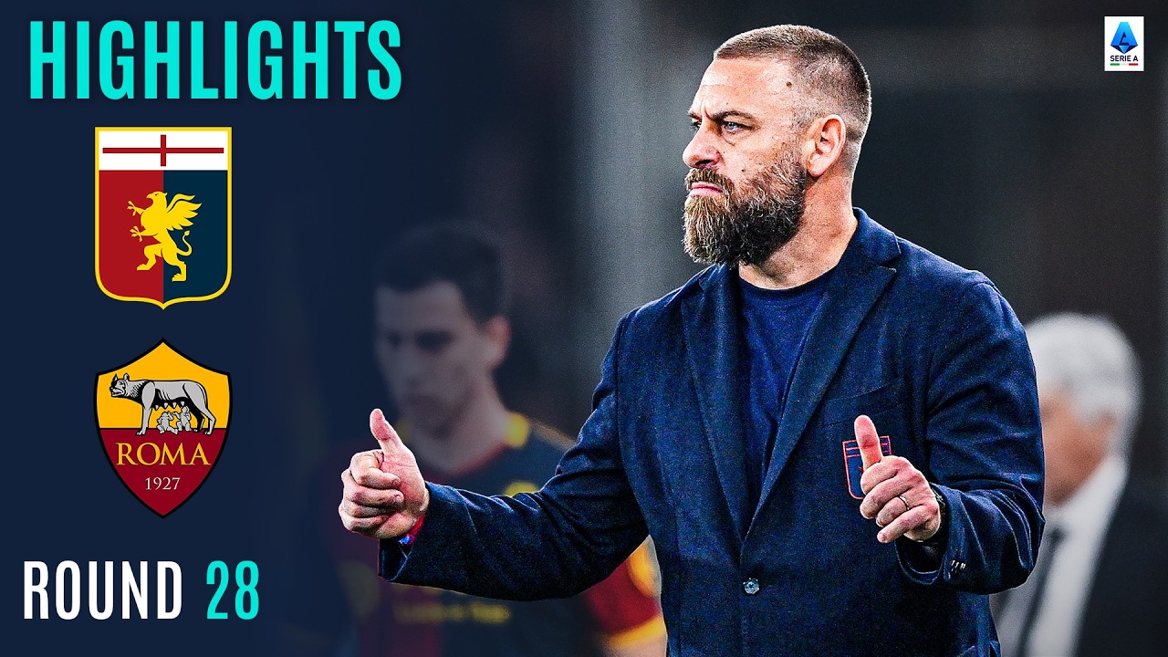 GENOA-ROMA 2-1 | HIGHLIGHTS | De Rossi Stuns Roma | Serie A 2025/26