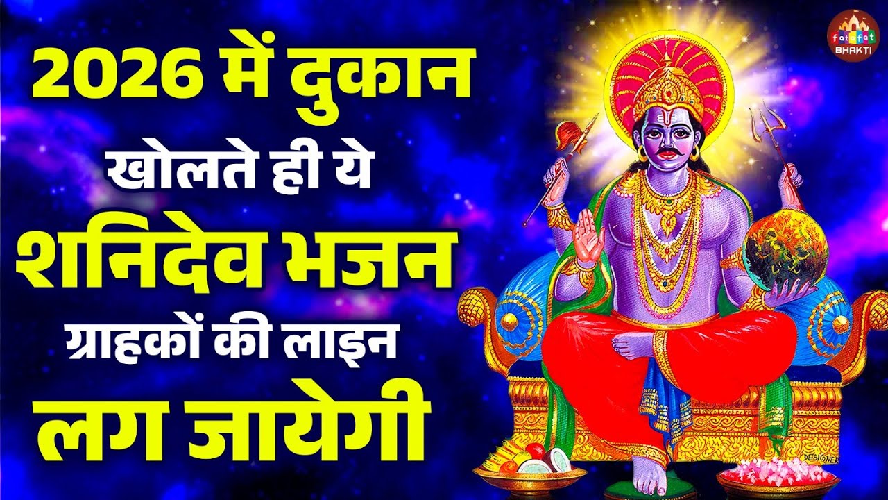2026 में दुकान खोलते ही ये शनिदेव भजन ग्राहकों की लग जाएगी | Nonstop Shanidev Bhajan 2026