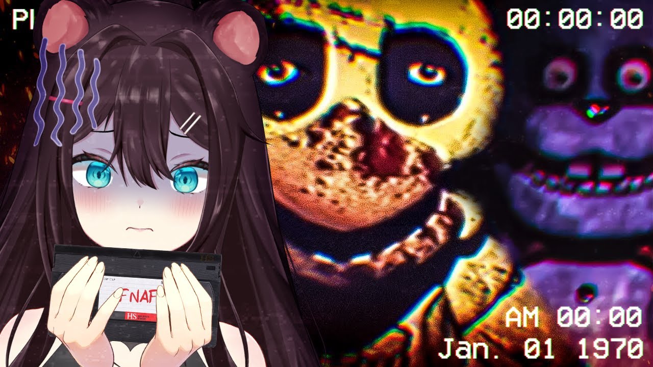 SUNNY REAGINDO AS FITAS VHS DE FNAF