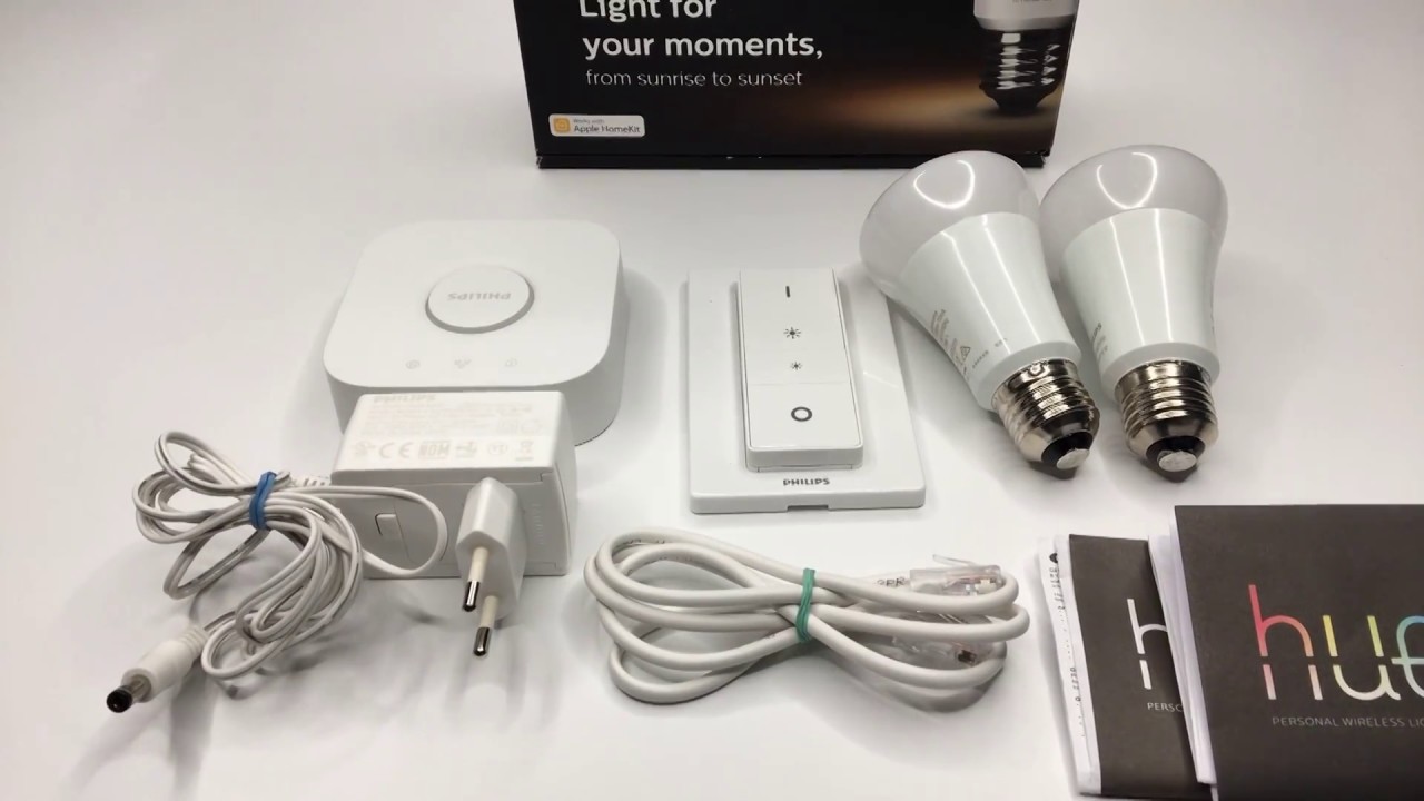 Startkit f&ouml;r smart belysning - Philips Hue 9,5 W