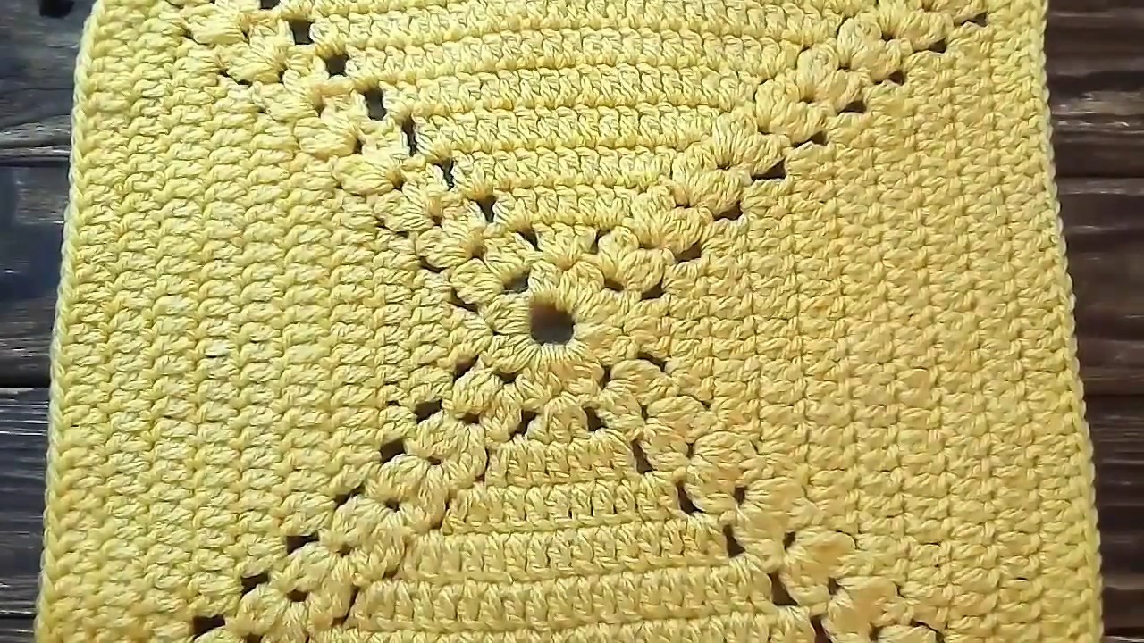 БАБУШКИН КВАДРАТ КРЮЧКОМ. МАСТЕР КЛАСС КРЮЧКОМ. Granny square crochet