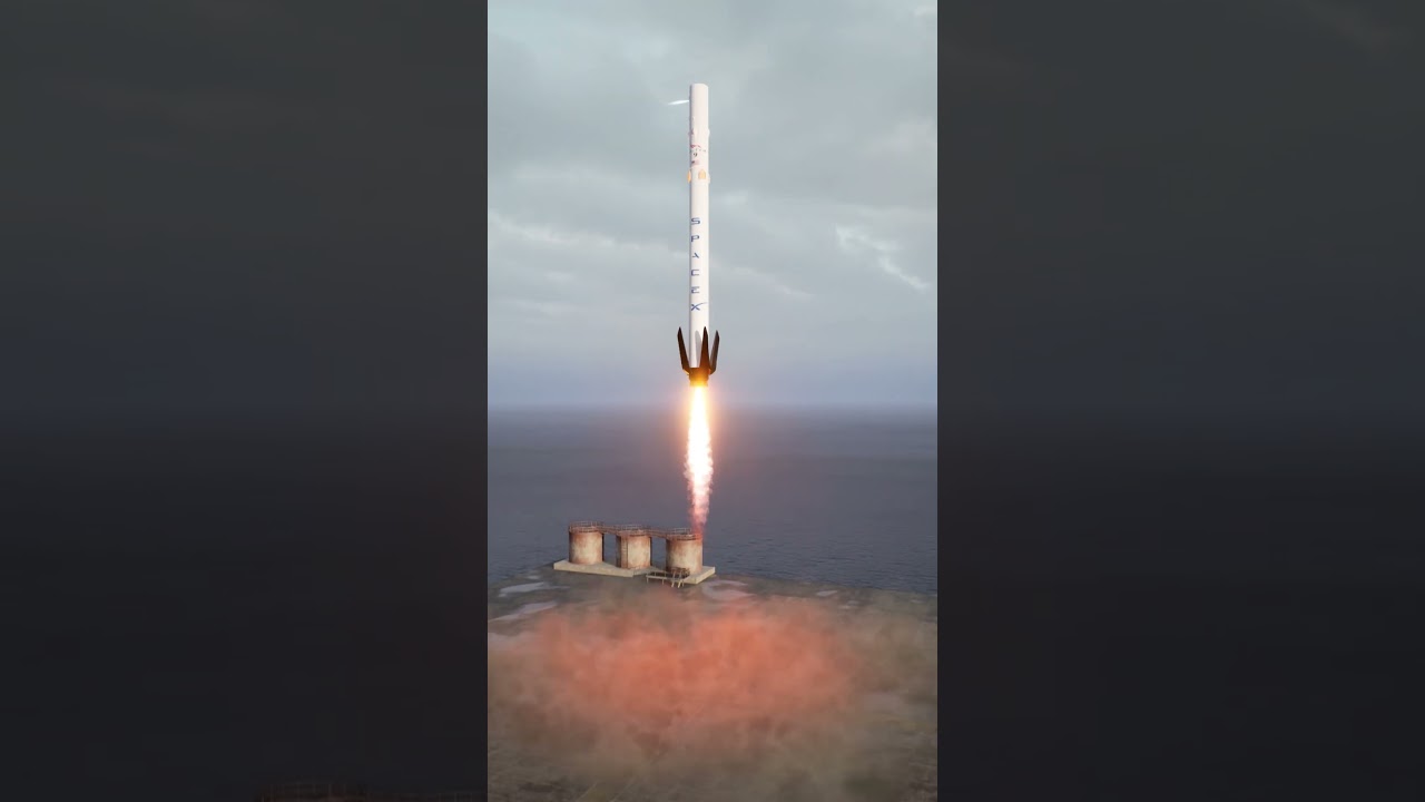 Rocket Landing  - Unreal Enginge 5 (Niagara) Rocket VFX Pack